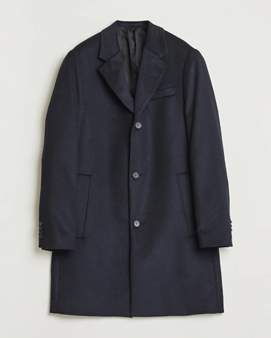 Heren | Tiger of Sweden | Tiger of Sweden Finnan Wool/Cashmere Coat Light Ink