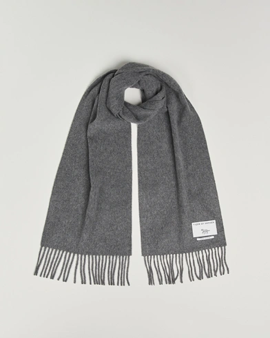 Heren | Tiger of Sweden | Tiger of Sweden Sylan Wool Scarf Grey Melange