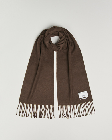 Heren | Tiger of Sweden | Tiger of Sweden Sylan Wool Scarf Brown Olive
