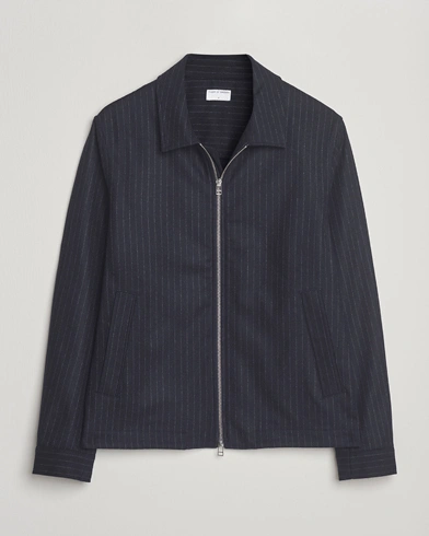 Heren | Tiger of Sweden | Tiger of Sweden Barnaby Wool Pinstriped Jacket Blue Function