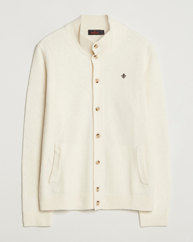 Heren | Morris | Morris Hertford Button Cardigan Off White