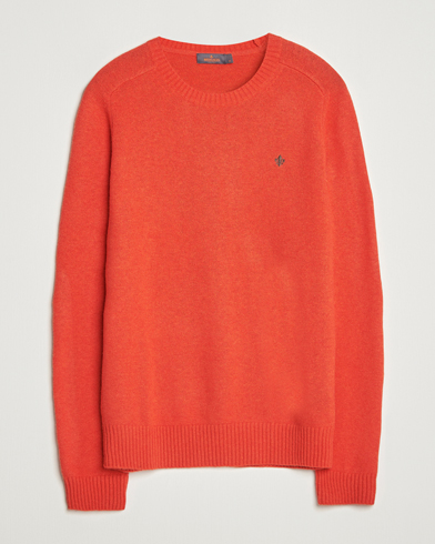 Heren | Morris | Morris Hertford Lambswool Merino Crew Neck Red