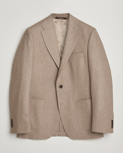 Heren | Morris | Morris Flannel Wool Blazer Khaki