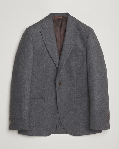 Heren | Morris | Morris Flannel Wool Blazer Grey