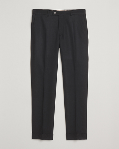 Heren | Morris | Morris Jack Flannel Trousers Black