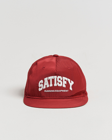 Heren | Satisfy | Satisfy FliteSilk Running Cap Burgundy