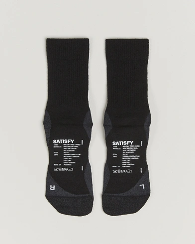 Heren | Satisfy | Satisfy Tie Dye Merino Tube Socks Black