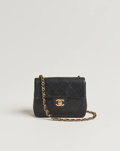 Heren | Chanel Pre-Owned | Chanel Pre-Owned Classic Mini Flap Bag Black