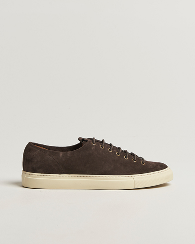 Heren | Buttero | Buttero Tanino Suede Sneaker Dark Brown