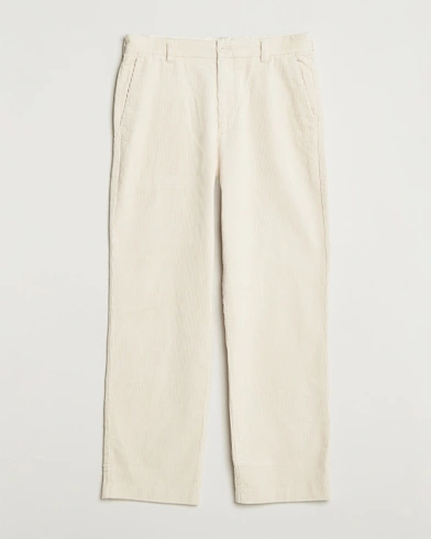 NN07 Paw Relaxed Fit Corduroy Trousers Ivory – Wit