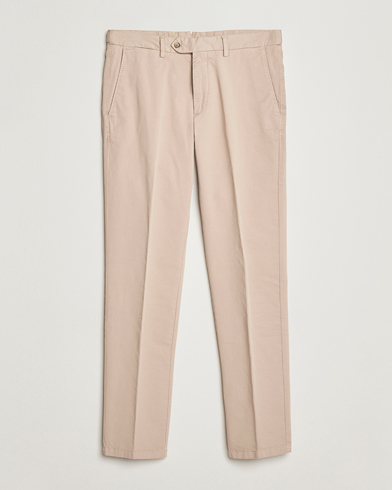 Heren | Oscar Jacobson | Oscar Jacobson Danwick Cotton Trousers Beige