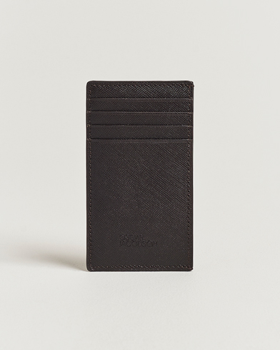 Heren | Oscar Jacobson | Oscar Jacobson Card Holder Leather Forastero Brown