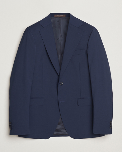 Heren | Oscar Jacobson | Oscar Jacobson Ego Wool Blend Blazer Navy
