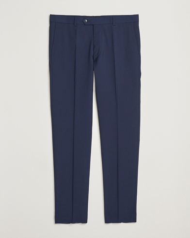 Heren | Oscar Jacobson | Oscar Jacobson Denz Wool Blend Trousers Navy