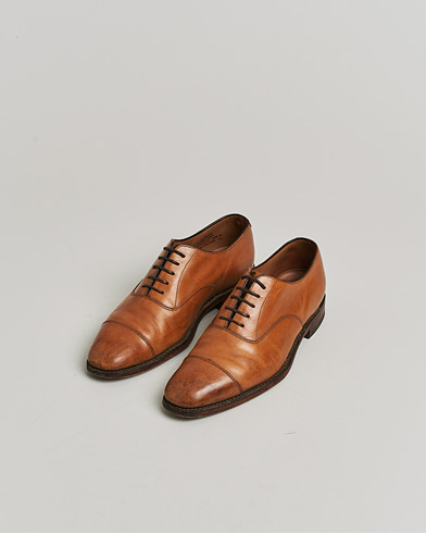 Heren | Pre-owned | Loake 1880 Aldwych Oxford Tan Burnished Calf UK6 - EU40