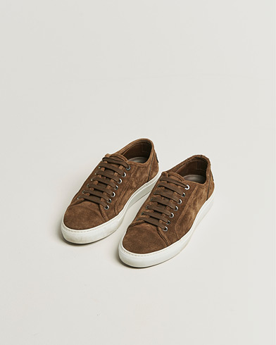 Heren | Pre-owned | Brioni Casetta Suede Sneakers Brown