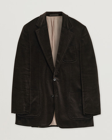 Heren | Pre-owned | BOSS Velvet Blazer Brown 50