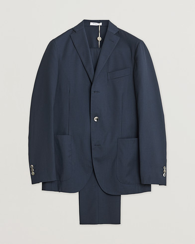 Heren | Pre-owned | Boglioli K Dover Wool Suit Navy 46