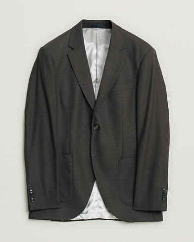 Heren | Pre-owned | Tiger of Sweden Richmond Wool Blazer Brown 48