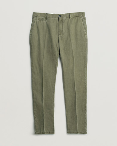 Heren | Pre-owned | Dondup Joe Cotton Chinos Olive Green