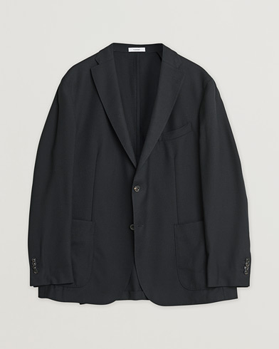 Heren | Pre-owned | Boglioli K Jacket Wool Hopsack Blazer Black