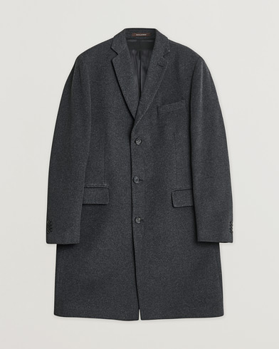 Heren | Pre-owned | Oscar Jacobson Savile Row Wool/Cashmere Coat Dark Grey 52