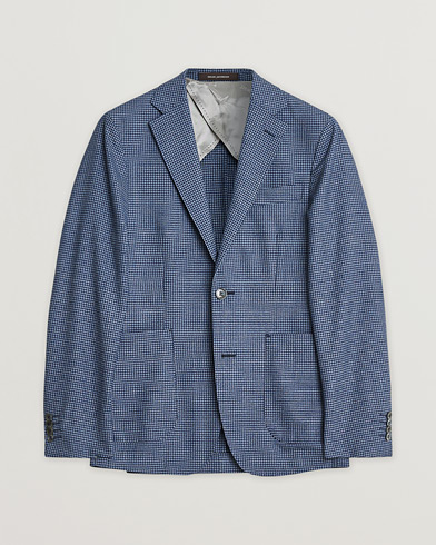 Heren | Pre-owned | Oscar Jacobson Ferry Check Wool Blazer Multi