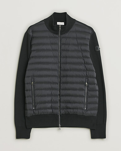 Heren | Pre-owned | Moncler Hybrid Zip Cardigan Black