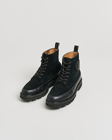 Heren | Pre-owned | Grenson Anton Suede Boot Black UK7 - EU41