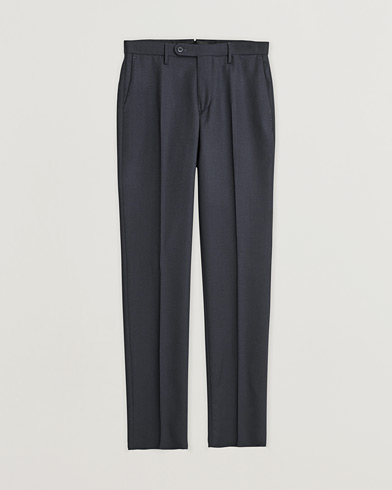 Heren | Pre-owned | Slowear Tekno Sartorial Flannel Trousers Navy 44
