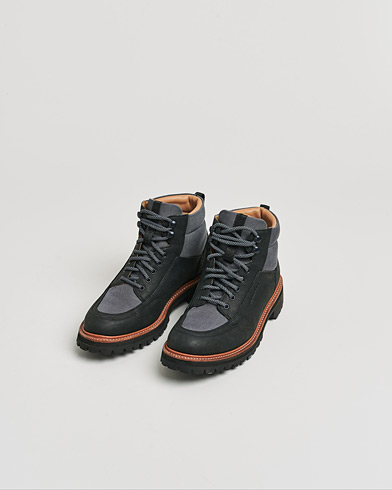 Heren | Pre-owned | Grenson Fielding Hiking Boot Black/Grey UK7 - EU41
