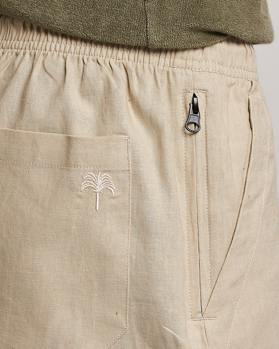 Heren | Korte broek | OAS | Linen Shorts Beige