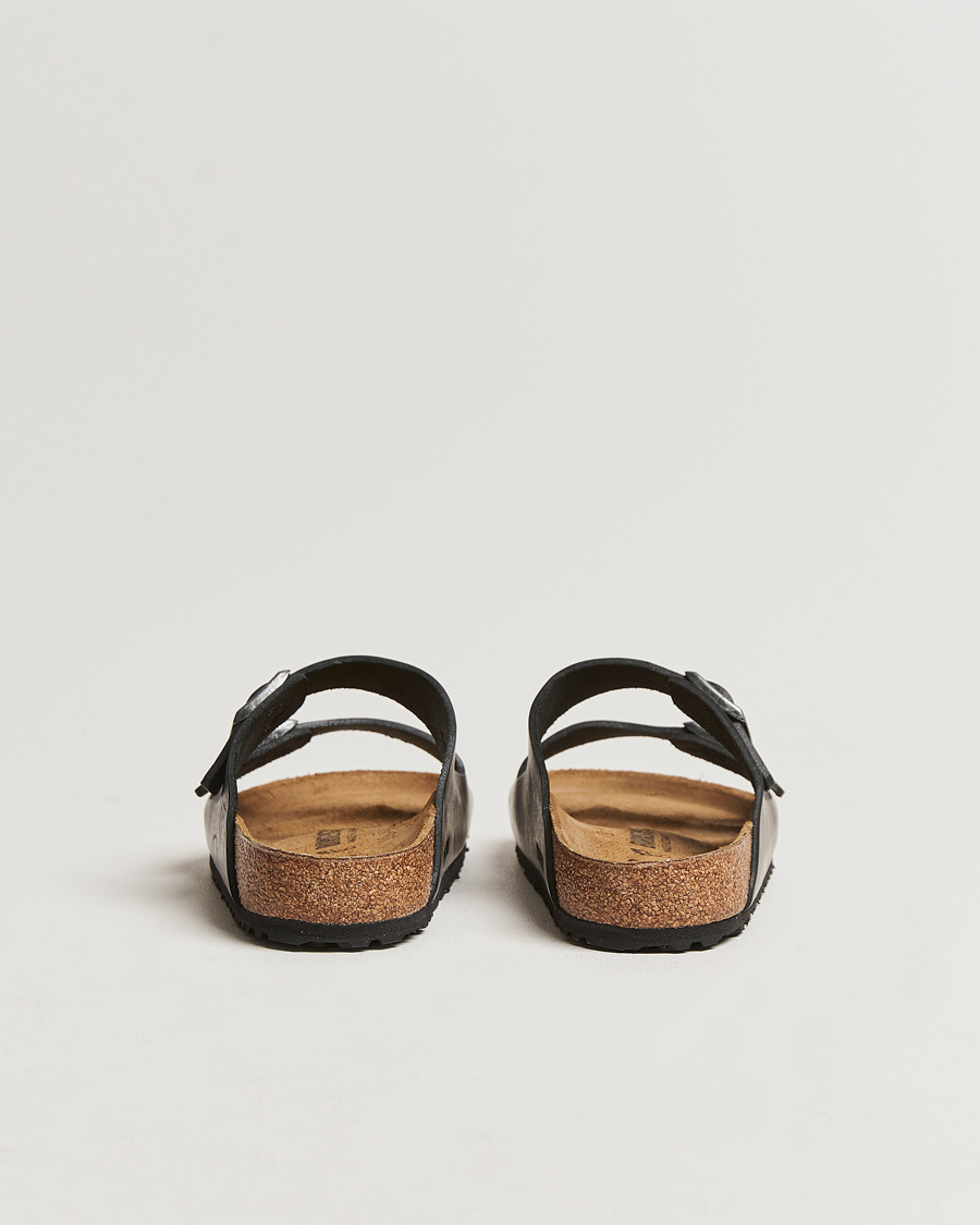 Heren | Sandalen slides | BIRKENSTOCK | Arizona Classic Footbed Vintage Wood Black