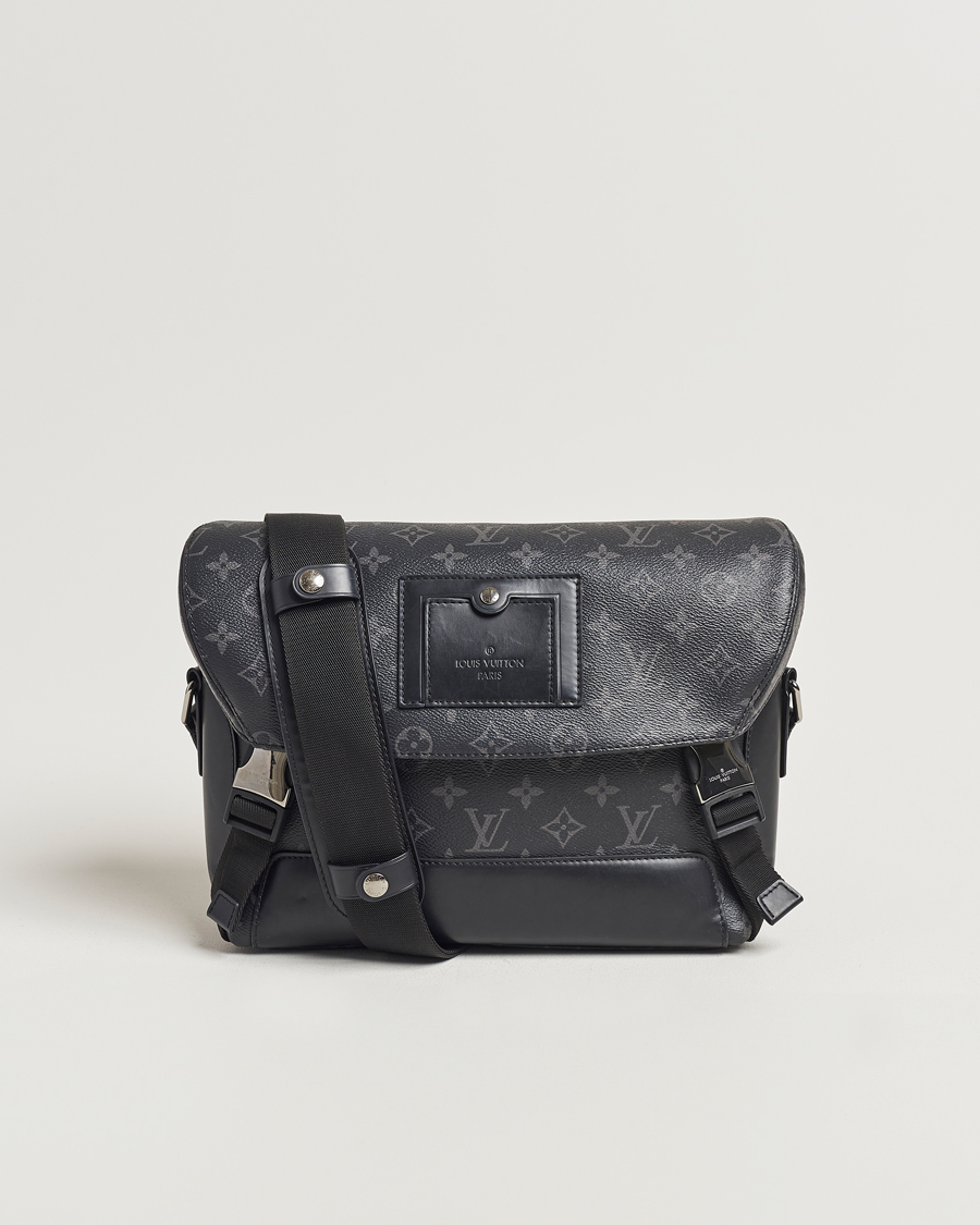 Heren | Pre-Owned & Vintage Bags | Louis Vuitton Pre-Owned | Messenger Voyager PM Bag Monogram Eclipse