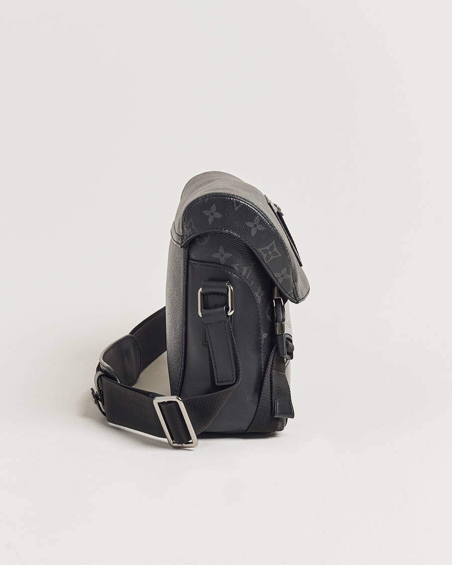 Heren | Pre-Owned & Vintage Bags | Louis Vuitton Pre-Owned | Messenger Voyager PM Bag Monogram Eclipse
