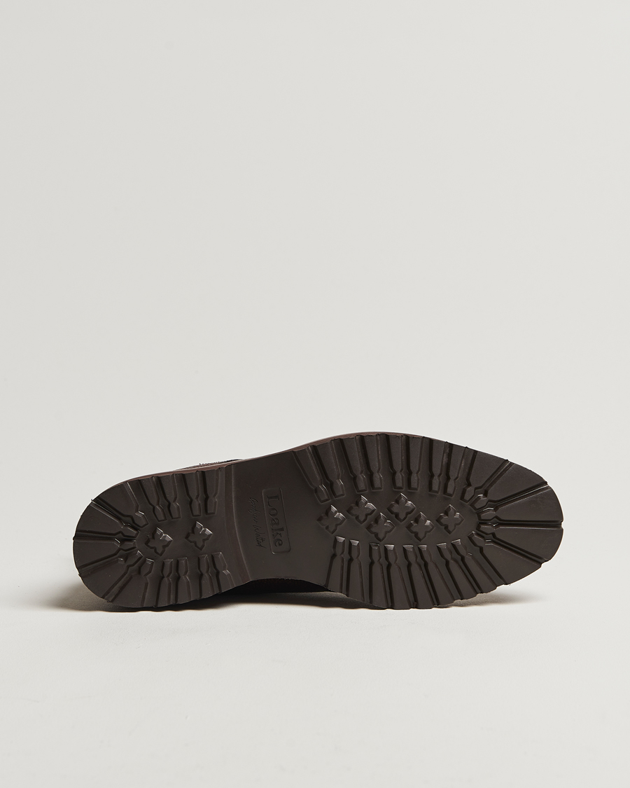 Heren | Laarzen | Loake 1880 | Aquarius Grained Lightweight Boot Dark Brown