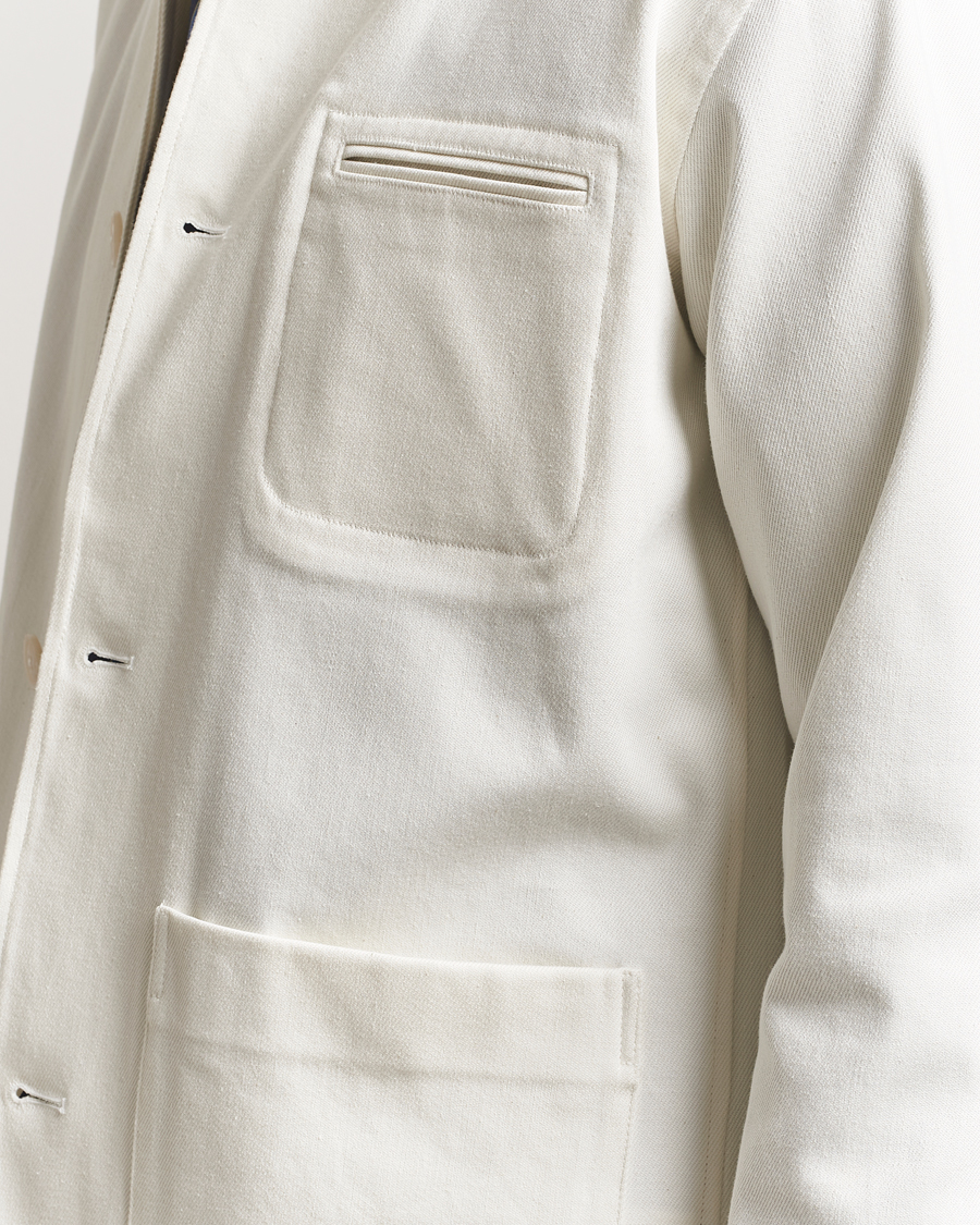 Heren | Overhemden | Eton | Chore Denim Overshirt Off White