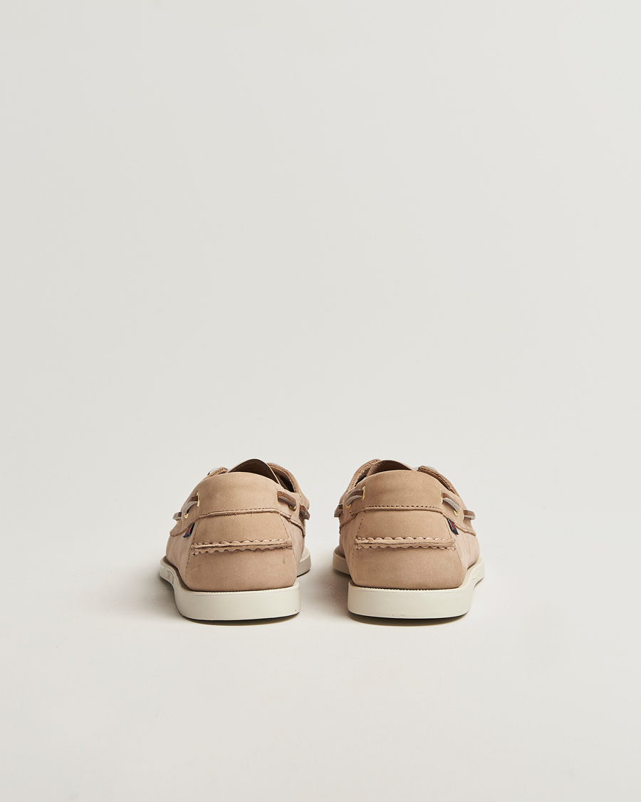Heren | Bootschoenen | Sebago | Docksides Portland Nubuck Boat Shoe Beige Camel