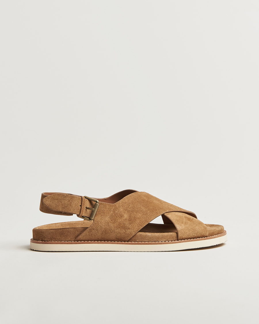 Heren | Sandalen slides | Polo Ralph Lauren | Zane Suede Sandals Desert Tan