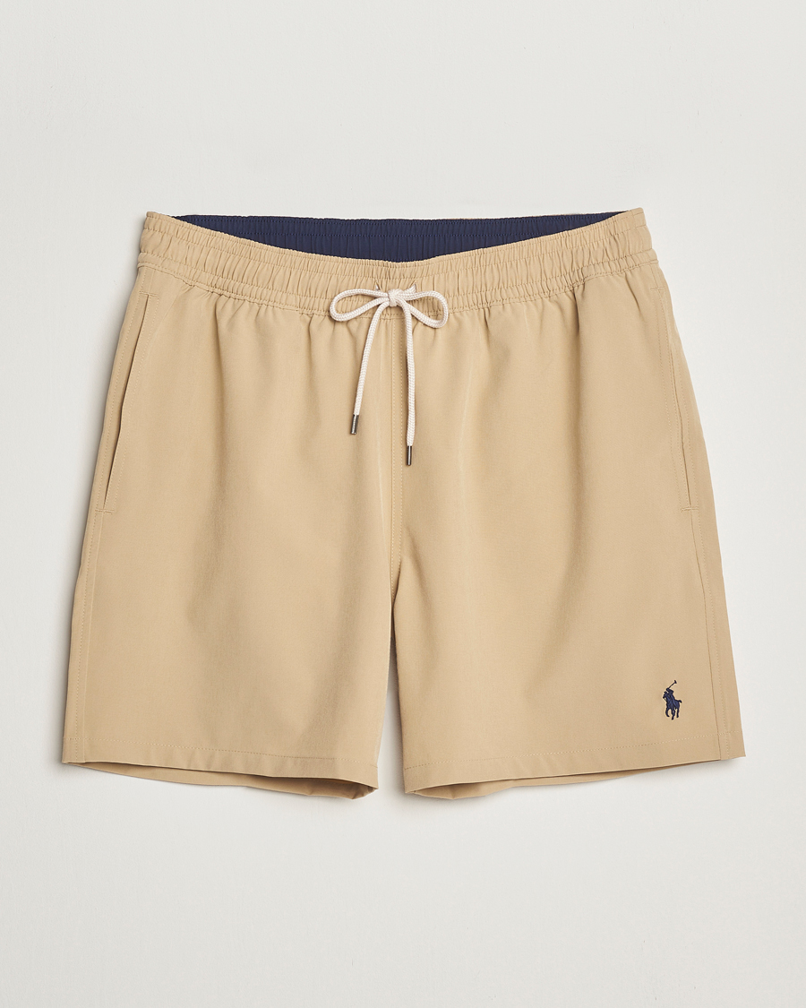 Heren | Zwembroek | Polo Ralph Lauren | Recycled Traveler Swimshorts Coastal Beige