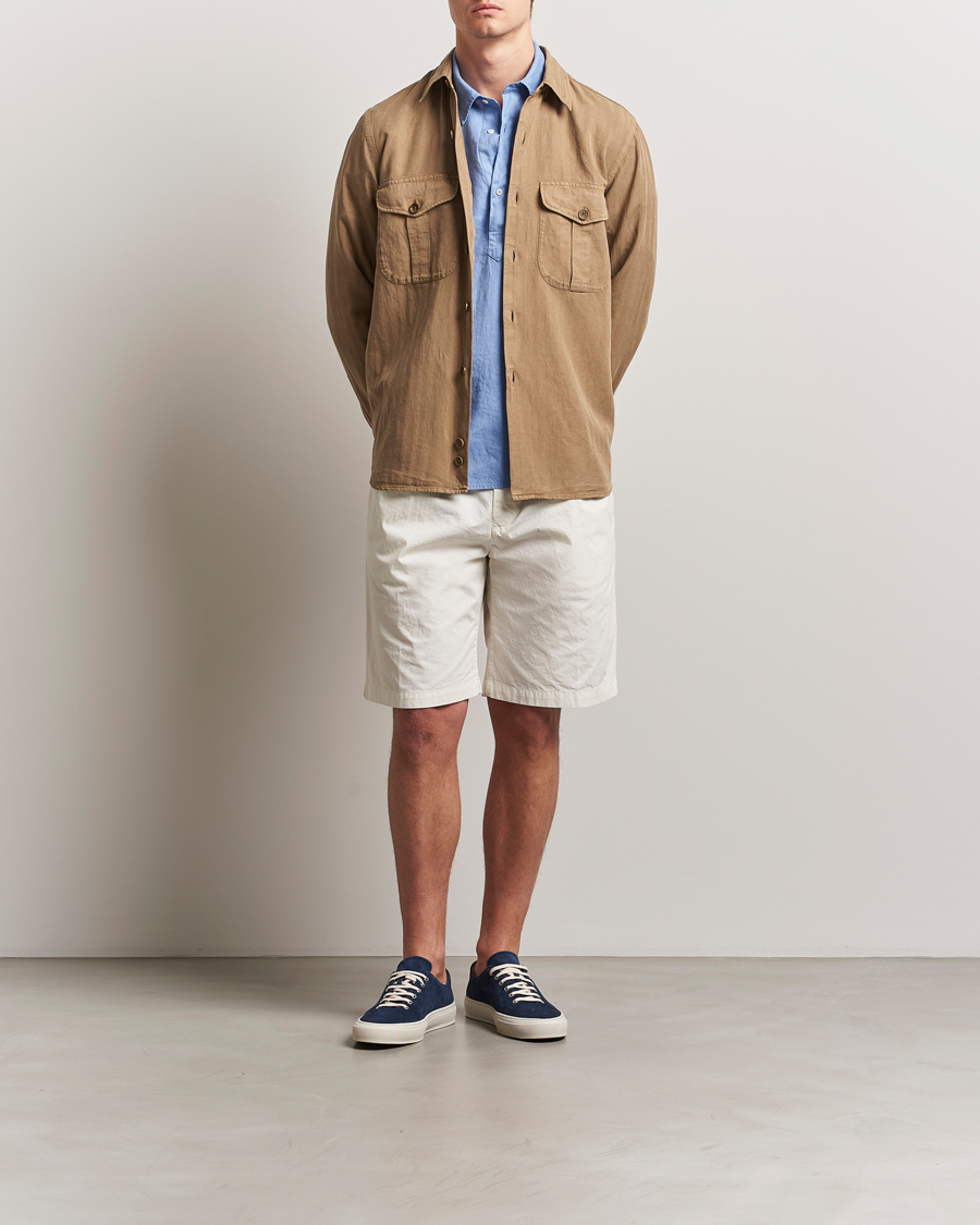 Heren | Overhemden | Aspesi | Double Pocket Overshirt Off White
