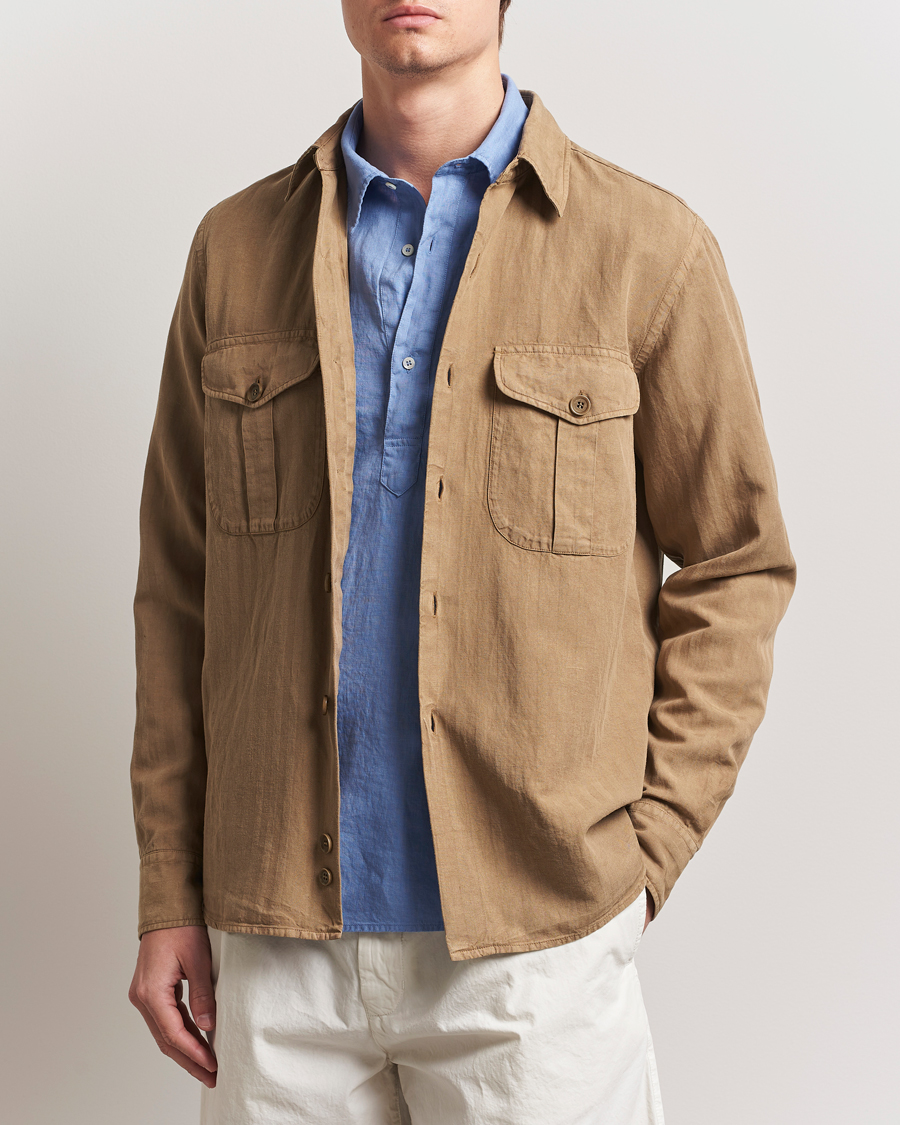 Heren | Overhemden | Aspesi | Double Pocket Overshirt Off White