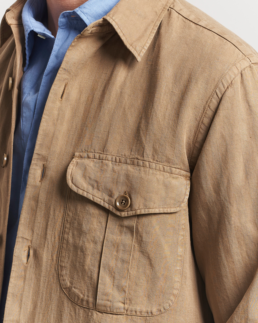 Heren | Overhemden | Aspesi | Double Pocket Overshirt Off White