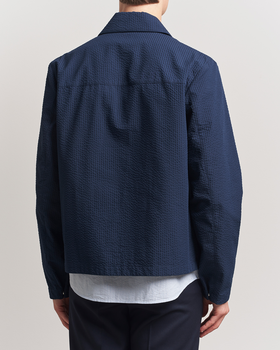 Heren | Overhemden | Moncler | Zip Overshirt Navy
