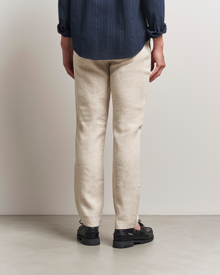 Heren | Broeken | NN07 | Theo Linen Trousers Oat