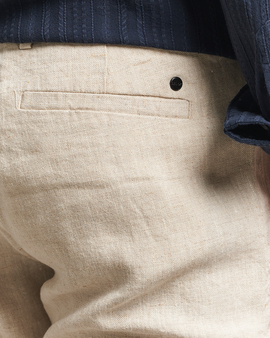 Heren | Broeken | NN07 | Theo Linen Trousers Oat