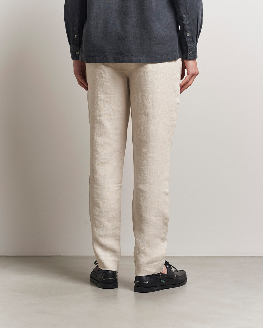 Heren | Broeken | A Day's March | Madu Linen Trousers Oyster