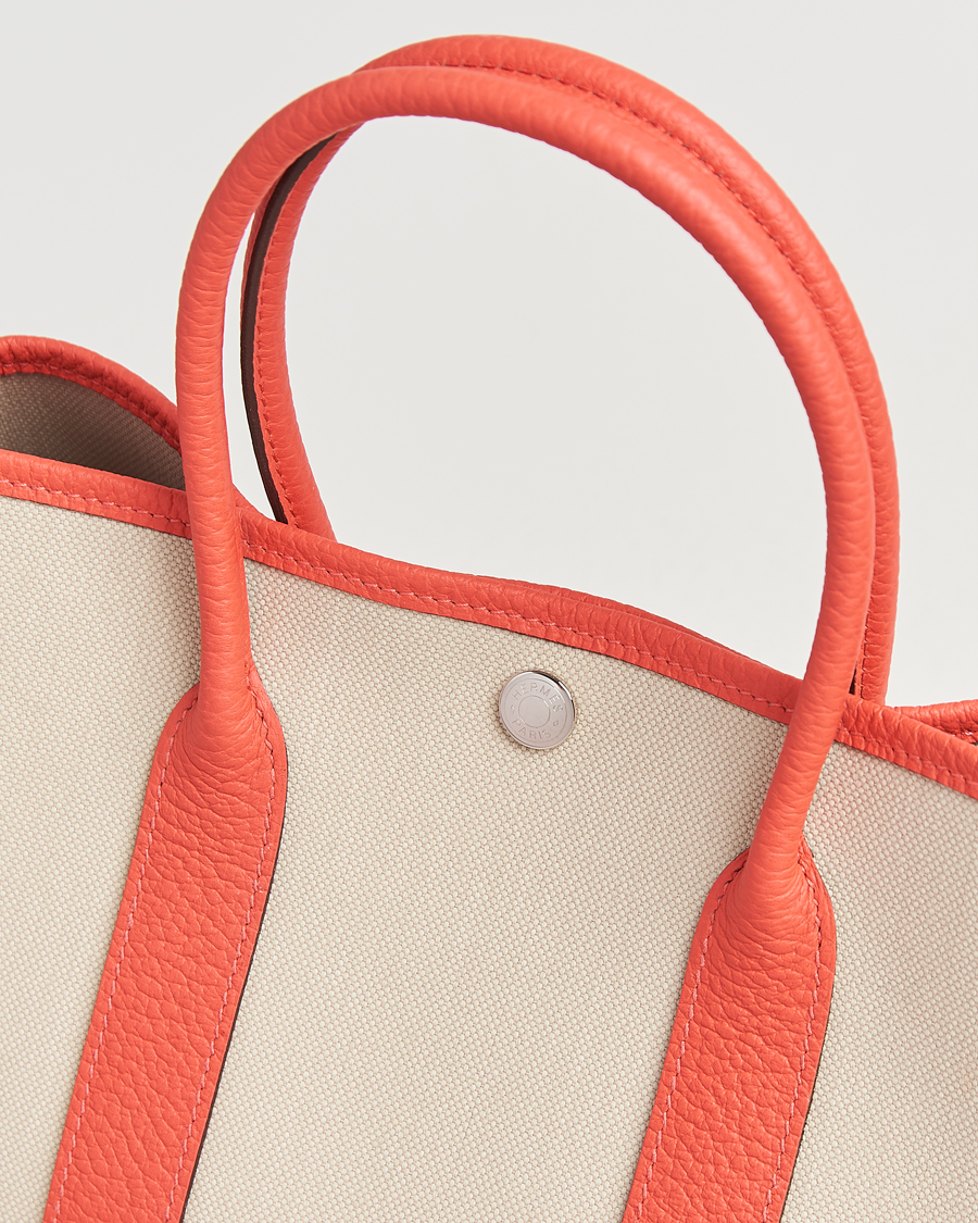 Heren | Pre-Owned & Vintage Bags | Hermès Pre-Owned | Garden Party 30 Canvas
