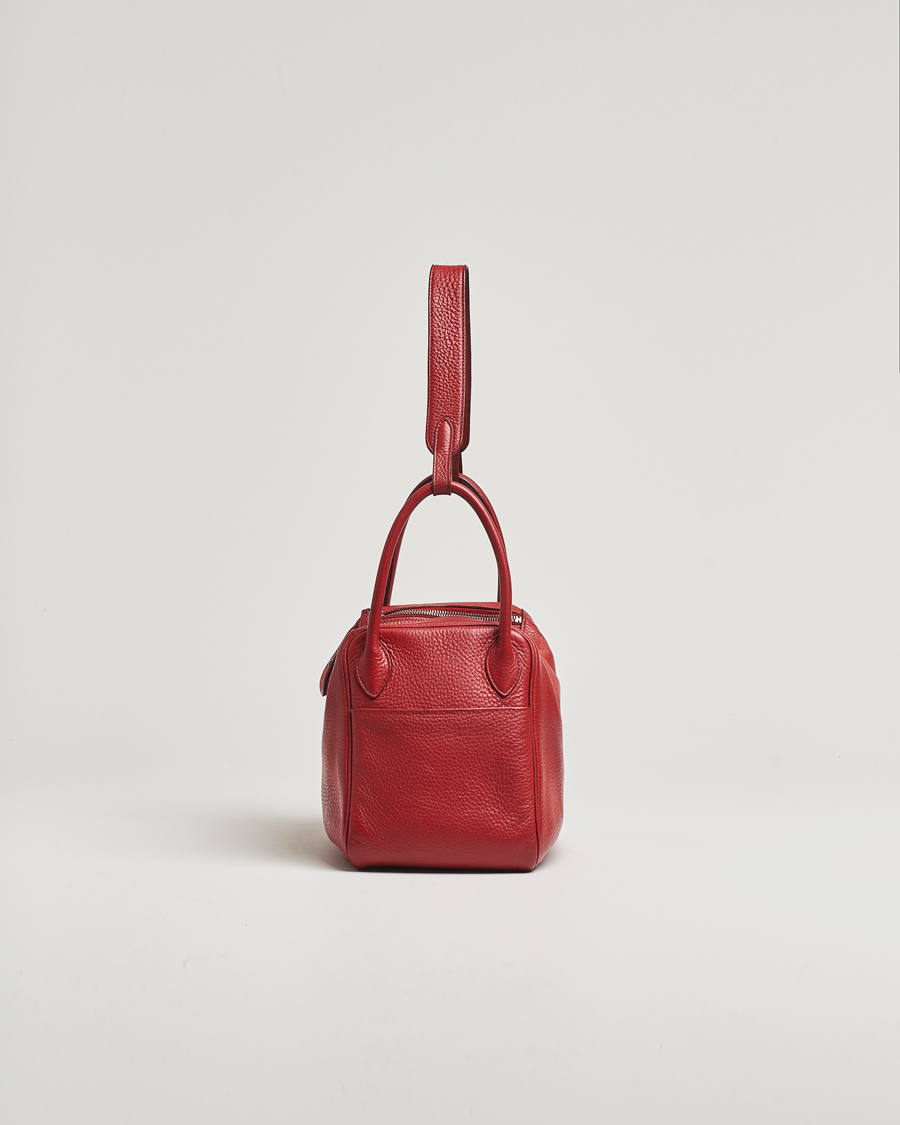 Heren | Pre-Owned & Vintage Bags | Hermès Pre-Owned | Lindy 30 Bag Taurillon Clemence Leather Red