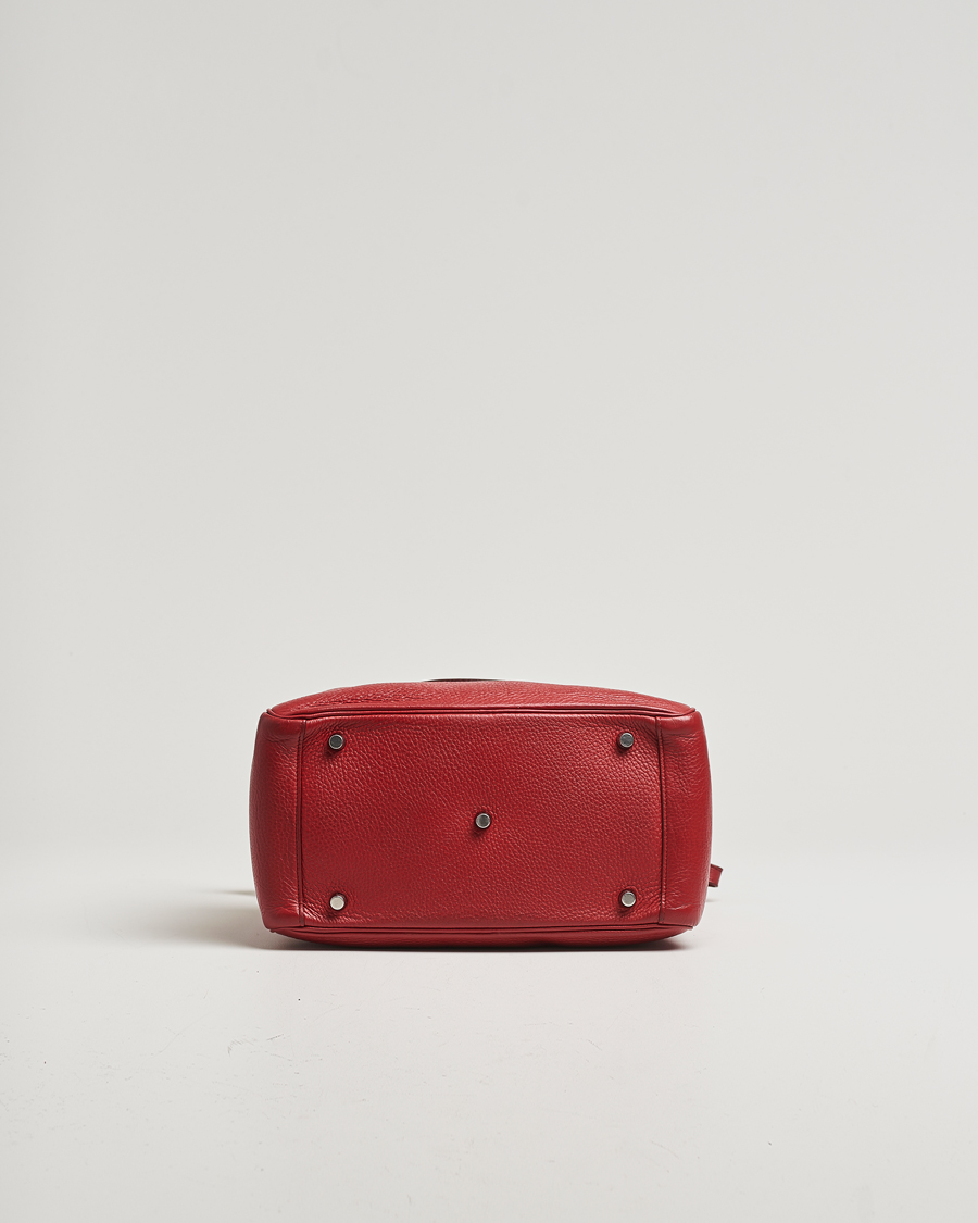 Heren | Pre-Owned & Vintage Bags | Hermès Pre-Owned | Lindy 30 Bag Taurillon Clemence Leather Red